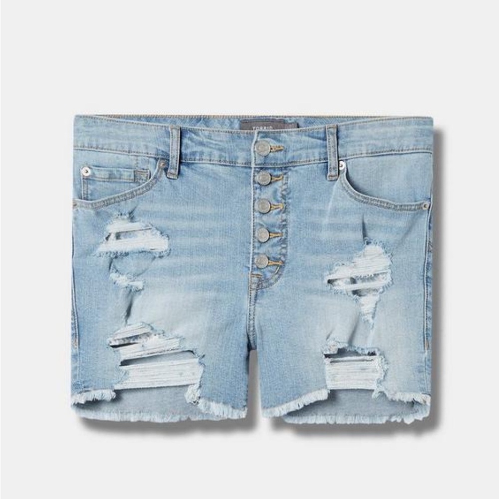 Torrid Boyfriend Vintage Stretch Midrise Shorts